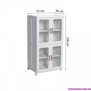 Tủ Gấp Size L 2 Tầng