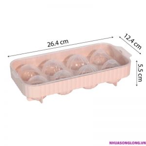 Khay Đá 8 Viên Tròn - 4282