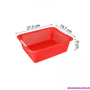 Rổ Chữ Nhật Cao - 4323