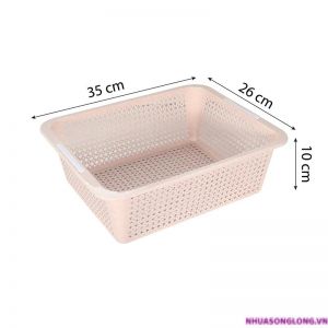 Rổ Chữ Nhật Cao - 4325