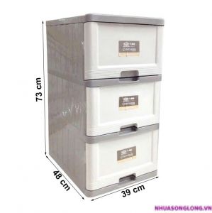 Tủ nhựa Song Long T880-3 (3 tầng)
