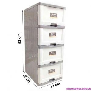 Tủ nhựa Song Long T880-4 (4 tầng)