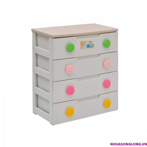 Tủ nhựa Baby 4 tầng