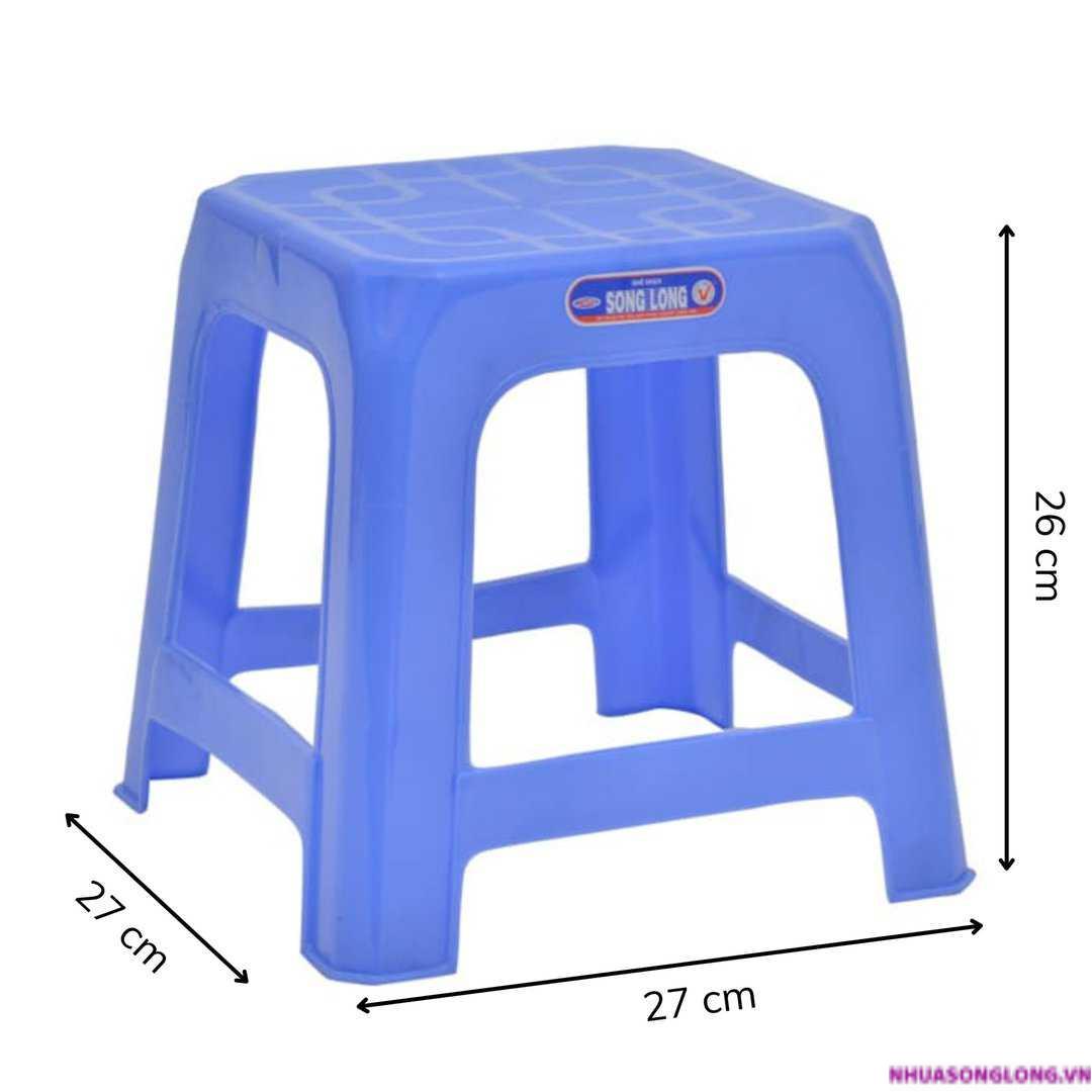 Ghế đẩu Vuông Kẻ
