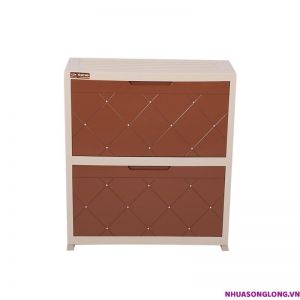 Tủ giày dép 2 tầng (nhiều màu)