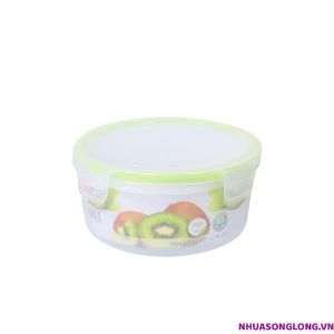 Hộp Thực Phẩm Tròn 4 khóa 750ML - 3010