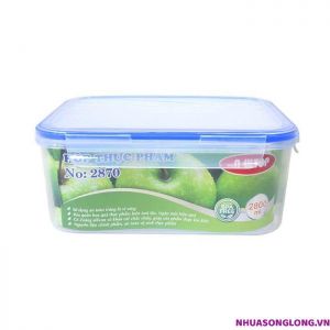 Hộp Thực Phẩm 4 Khóa 2800ML/3600ML/5500ML; Mã Số: 2870, 2871, 2872